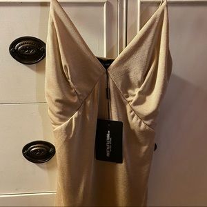 PLT Champagne shimmer top